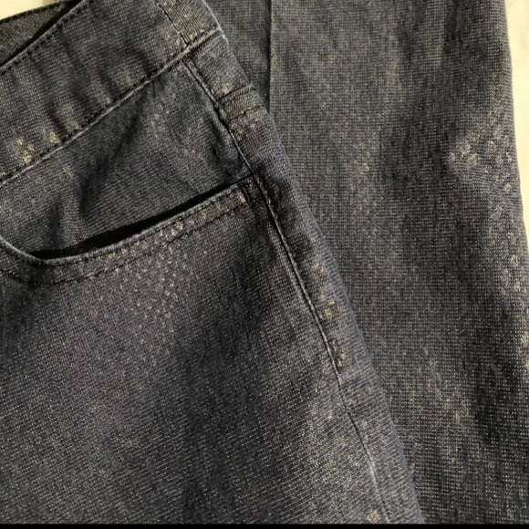 Chico’s Platinum Denim Patterned Jeans - Picture 5 of 9